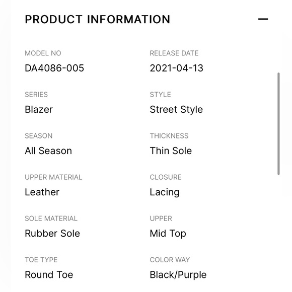 Nike Blazer Mid '77 'Black Fuchsia Glow' DA4086-005 - Picture 6 of 14